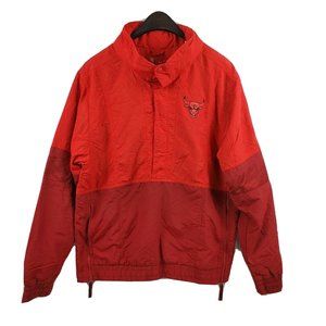 Nike Men NBA Chicago Bulls Courtside Pullover Red